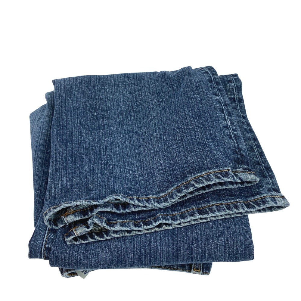 GAP‎ Flare Jeans Women Size 12 R Medium Wash Denim Stretch Mid Rise - Picture 11 of 11